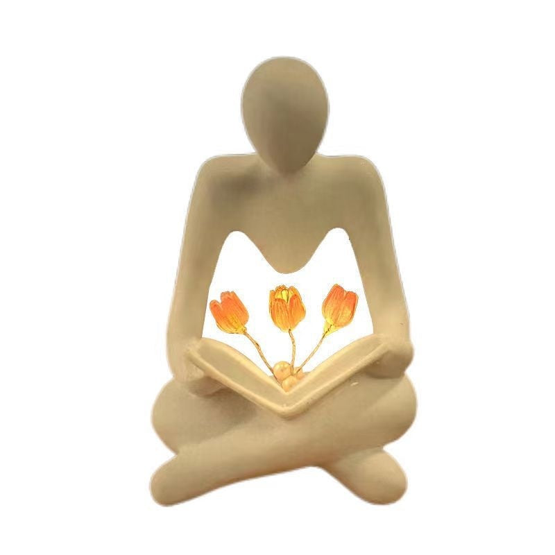 Sculpture QALENA™ FormaArt – Objet Déco Abstrait pour Intérieur Moderne